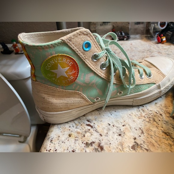 Women’s size 8.5  - Converse Chuck 70 High Mi Gente Capsule - White Onyx - Picture 6 of 11